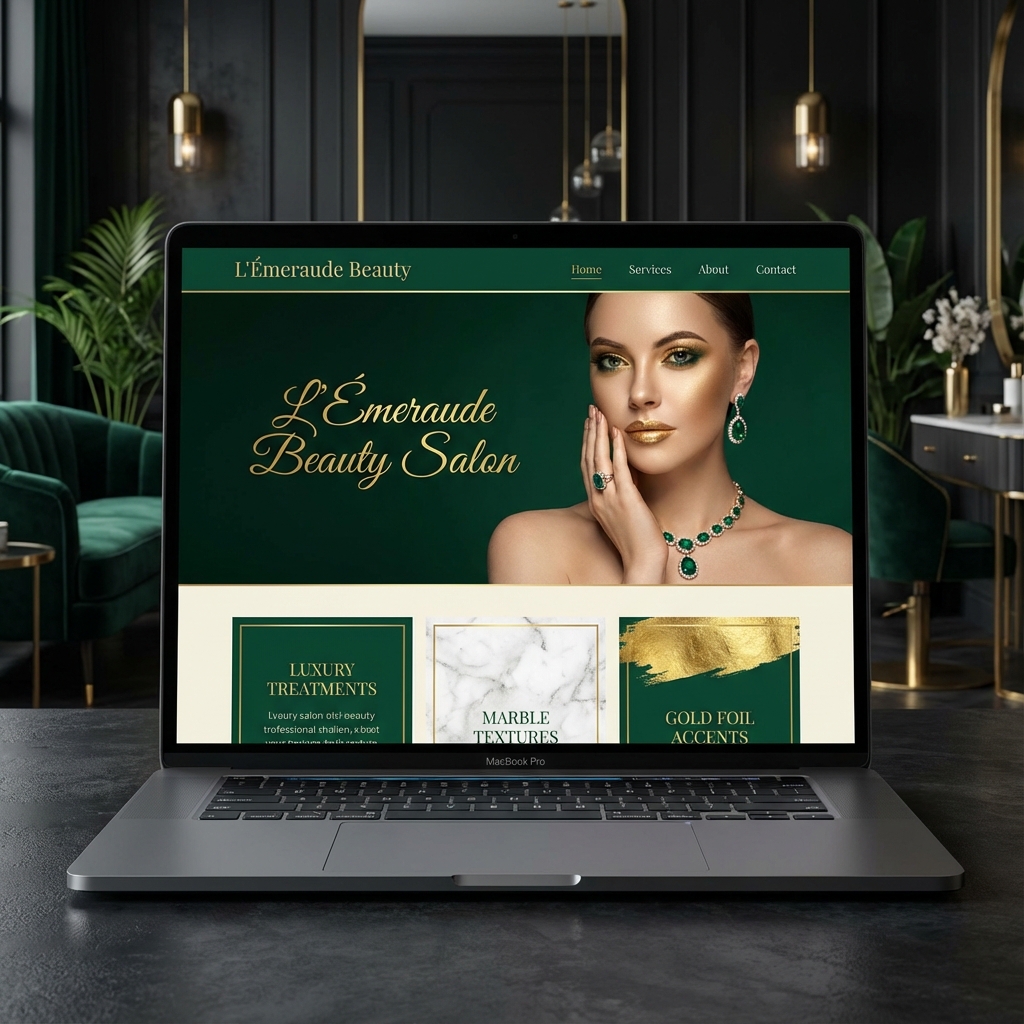 Site de Salão de Beleza Premium